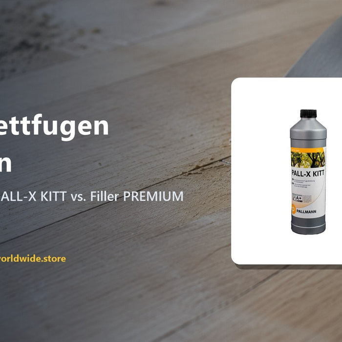 Parkettfugen kitten – Pallmann PALL-X KITT vs. Filler PREMIUM