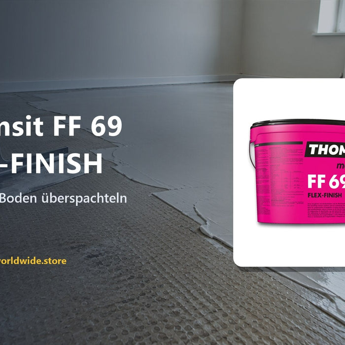 Thomsit FF 69 FLEX-FINISH – Alten PVC-Boden überspachteln