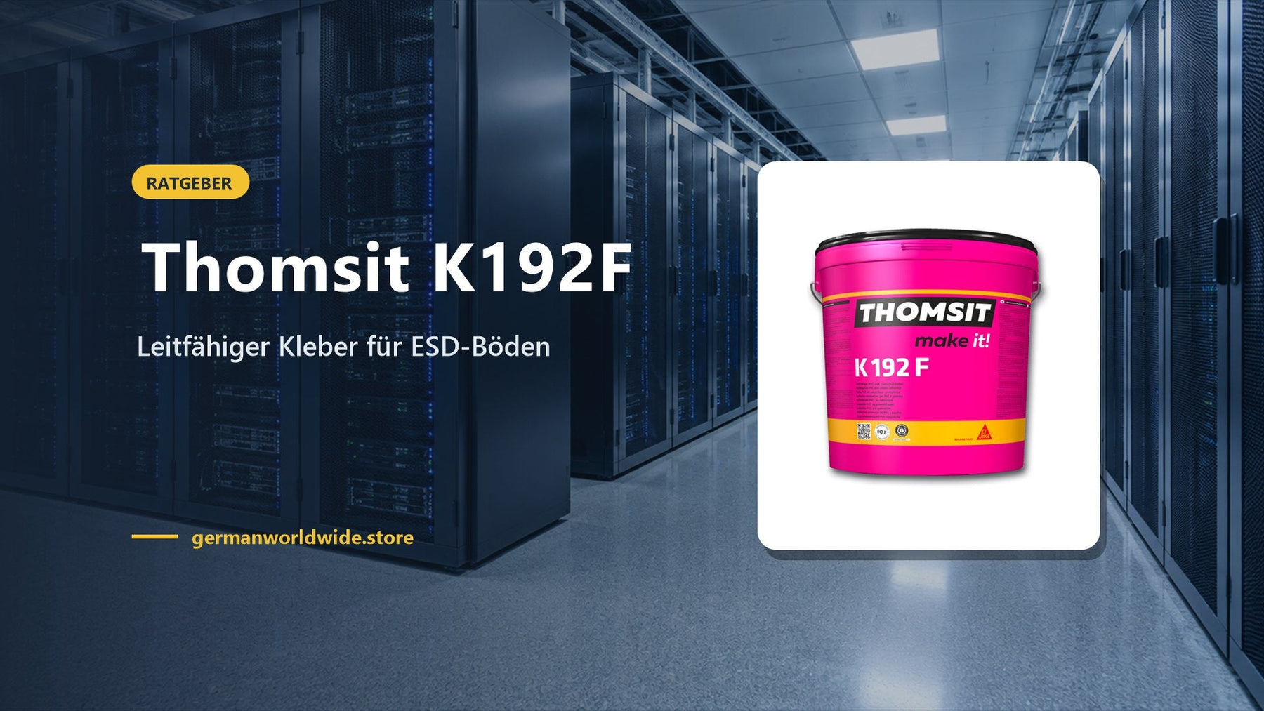 Thomsit K192F – Leitfähiger Kleber für ESD-Böden