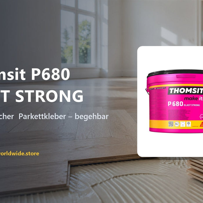 Thomsit P680 ELAST STRONG – Hartelastischer Parkettkleber – begehbar nach 12 h