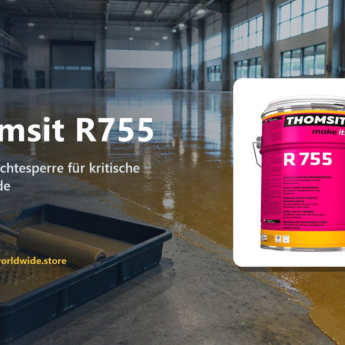 Thomsit R755 – Epoxid-Feuchtesperre für kritische Untergründe