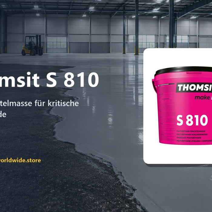 Thomsit S 810 – PUR-Spachtelmasse für kritische Untergründe