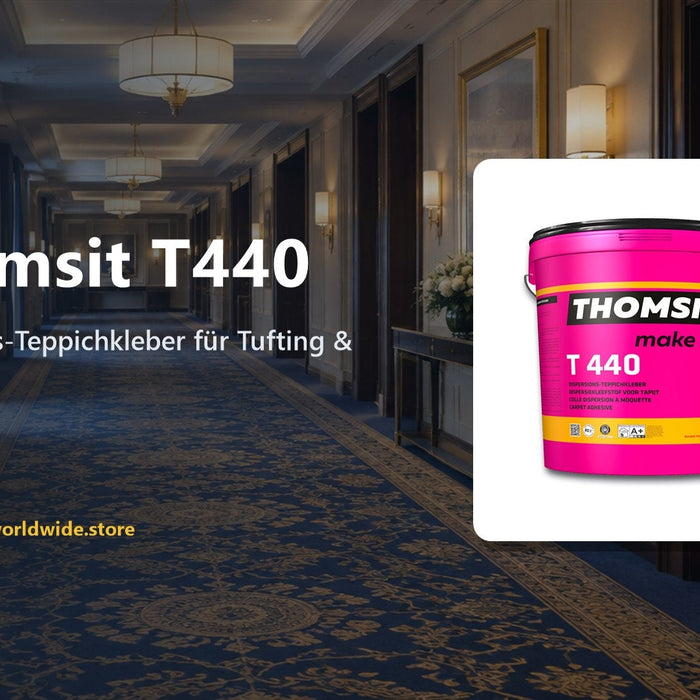 Thomsit T440 – Dispersions-Teppichkleber für Tufting & Webware