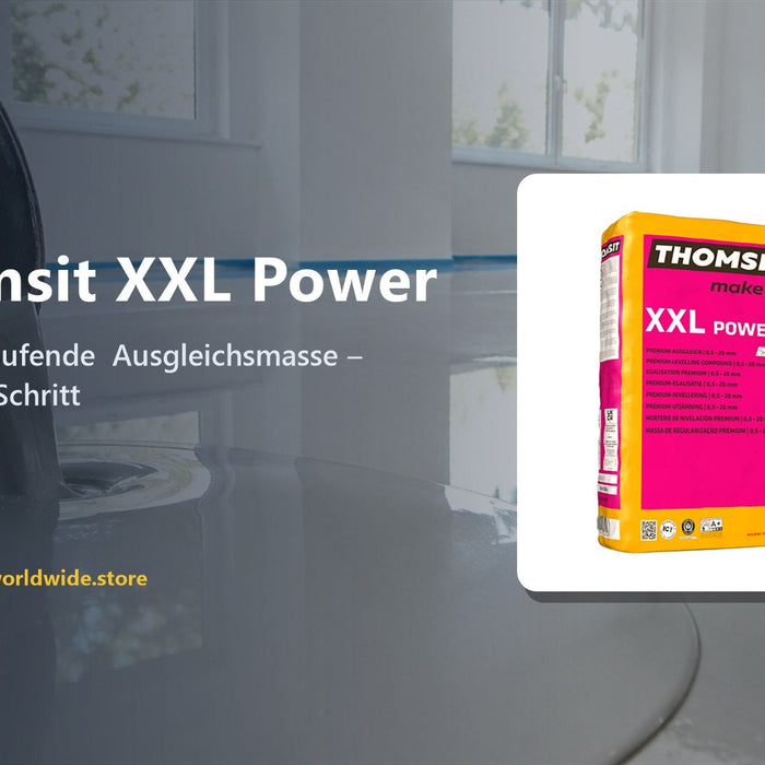 Thomsit XXL Power – Selbstverlaufende Ausgleichsmasse – Schritt für Schritt