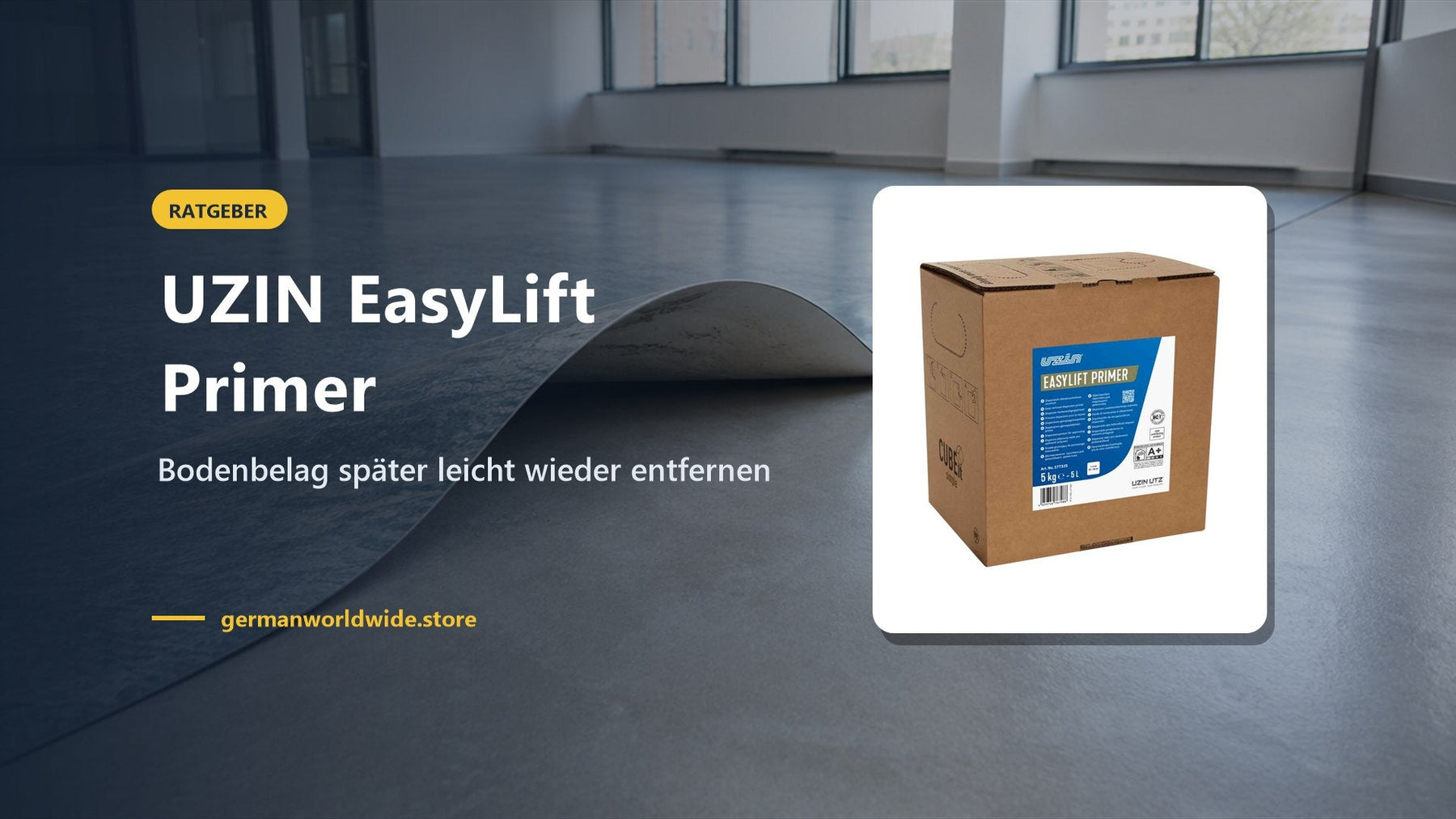 UZIN EasyLift Primer – Bodenbelag später leicht wieder entfernen