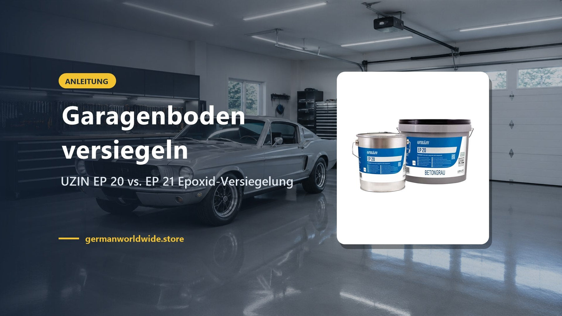Garagenboden versiegeln – UZIN EP 20 vs. EP 21 Epoxid-Versiegelung