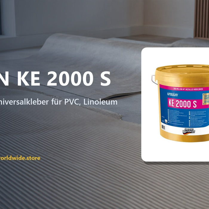 UZIN KE 2000 S – Flexibler Universalkleber für PVC, Linoleum & Teppich