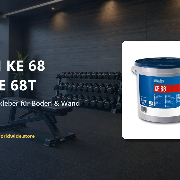 UZIN KE 68 vs. KE 68T – 1-K-Hybridkleber für Boden & Wand