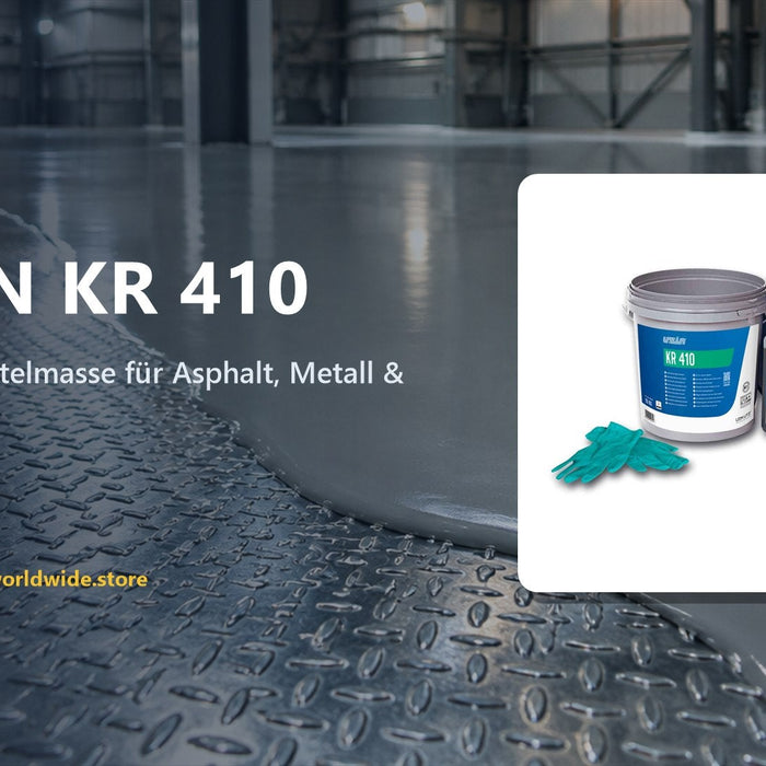 UZIN KR 410 – PUR-Spachtelmasse für Asphalt, Metall & Altbeläge