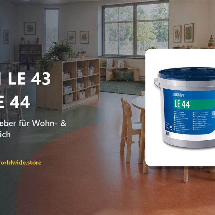 UZIN LE 43 vs. LE 44 – Linoleumkleber für Wohn- & Objektbereich
