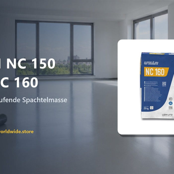 UZIN NC 150 vs. NC 160 – Selbstverlaufende Spachtelmasse