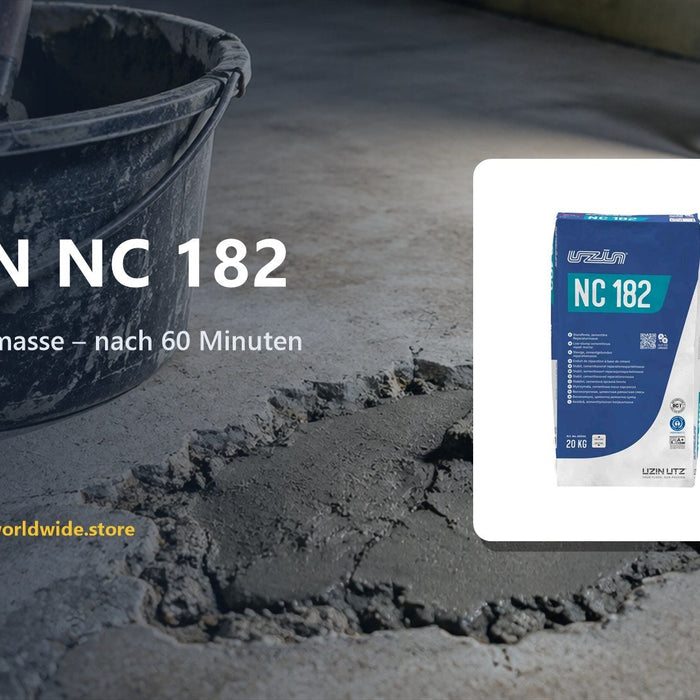 UZIN NC 182 – Reparaturmasse – nach 60 Minuten belegreif