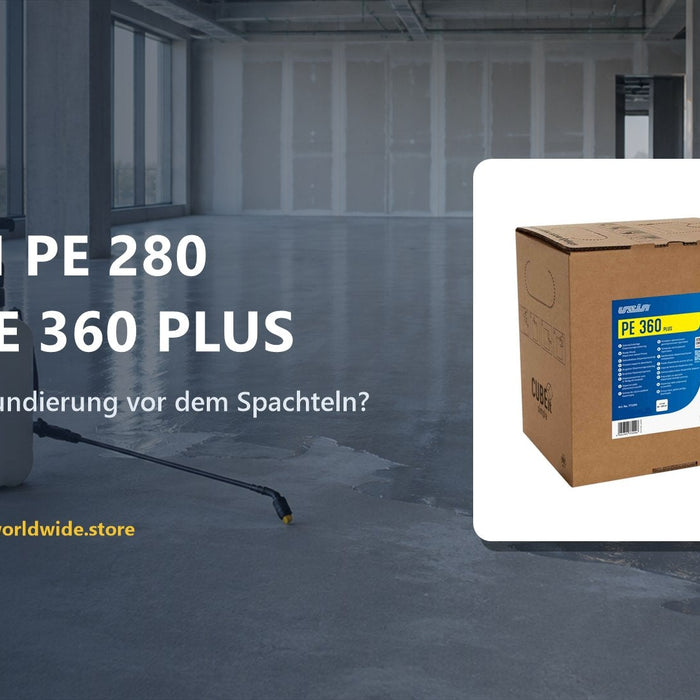 UZIN PE 280 vs. PE 360 PLUS – Welche Grundierung vor dem Spachteln?