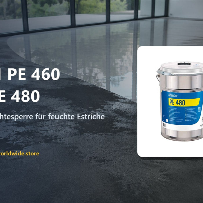 UZIN PE 460 vs. PE 480 – Epoxi-Feuchtesperre für feuchte Estriche