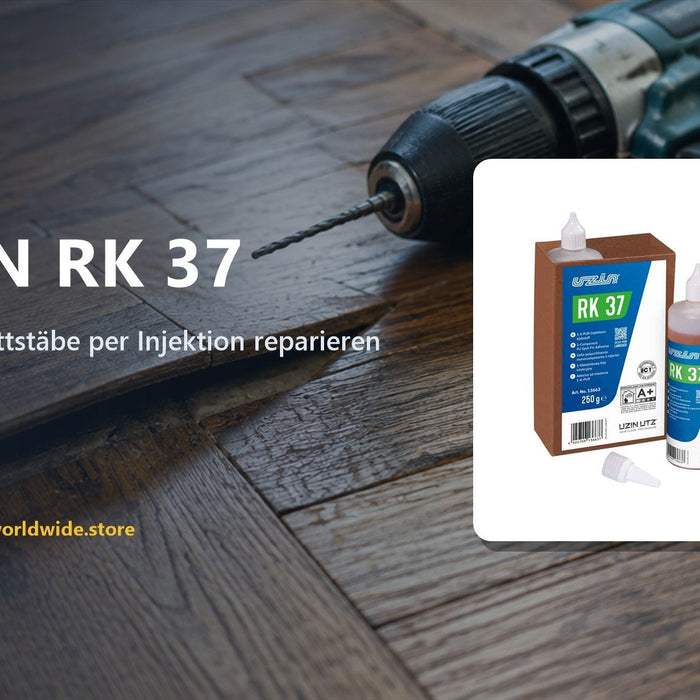 UZIN RK 37 – Lose Parkettstäbe per Injektion reparieren