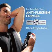 NIVEA MEN Black & White Invisible Deo Spray, Anti-Transpirant Mit Anti-Flecken-Formel, Mit 72H Anti-Transpirant-Schutz Und NIVEA MEN Pflegekomplex (150 Ml)