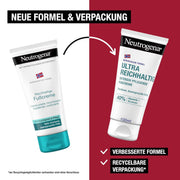 Neutrogena Ultra Reichhaltige Fußcreme, Nicht Fettende Fußpflege Creme Mit 40Prozent Glycerin + Bisabolol, Schnell Einziehende Feuchtigkeitscreme Für Trockene Und Beanspruchte Füße 100 Ml
