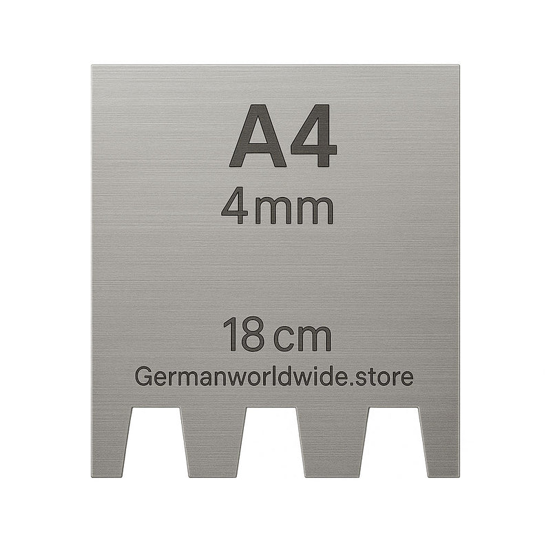 Zahnschiene 21 & 28 cm für Mutterspachtel – TKB Zahnungen A–S