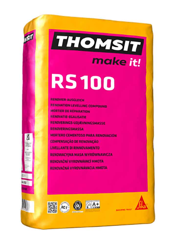 Thomsit RS 100 – Renovier-Ausgleich 0–100 mm für Reparaturen