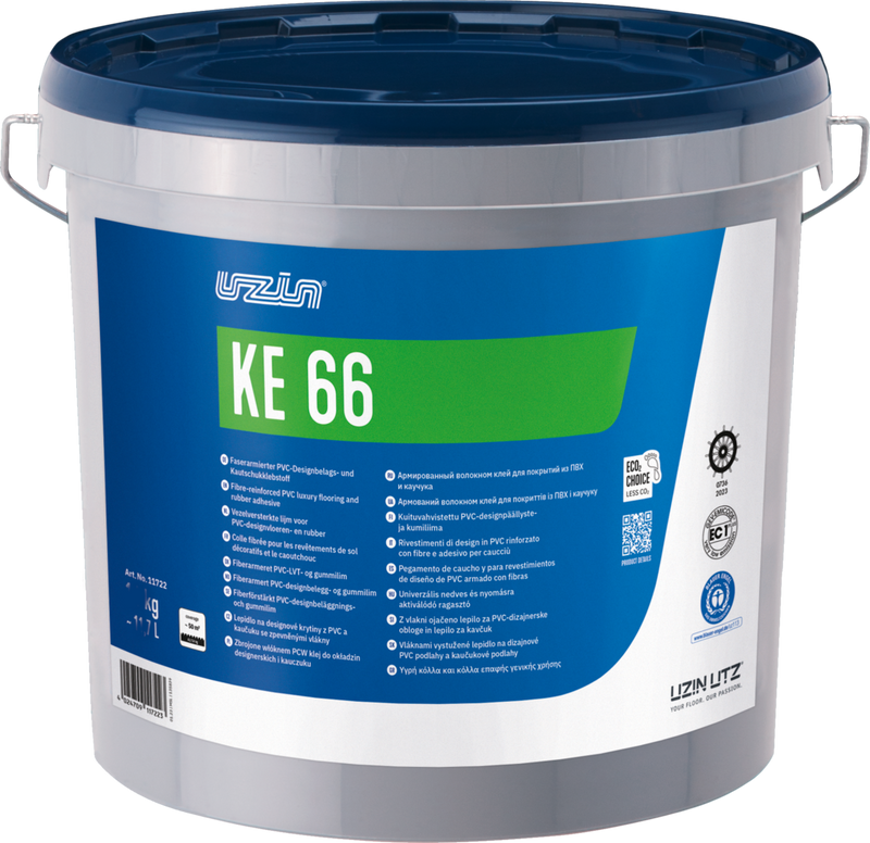 Uzin KE 66 Dispersionskleber – 14 kg für PVC, CV, Vinyl & Textilbeläge