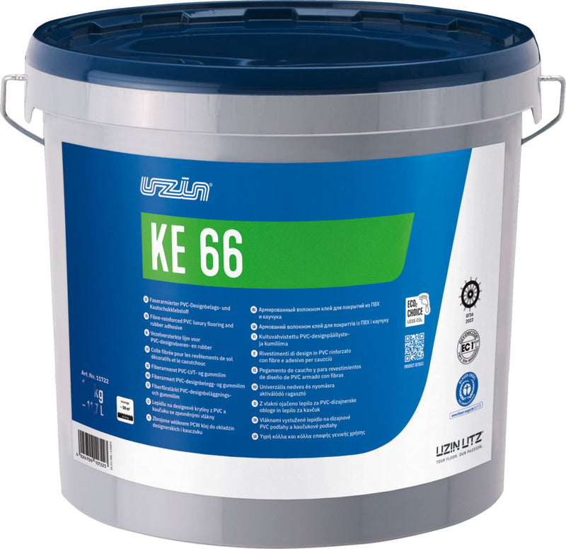 Uzin KE 66 Fußboden Dispersionskleber für PVC, CV, Vinyl & Textilbeläge