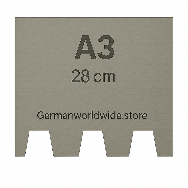 Zahnschiene 21 & 28 cm für Mutterspachtel – TKB Zahnungen A–S