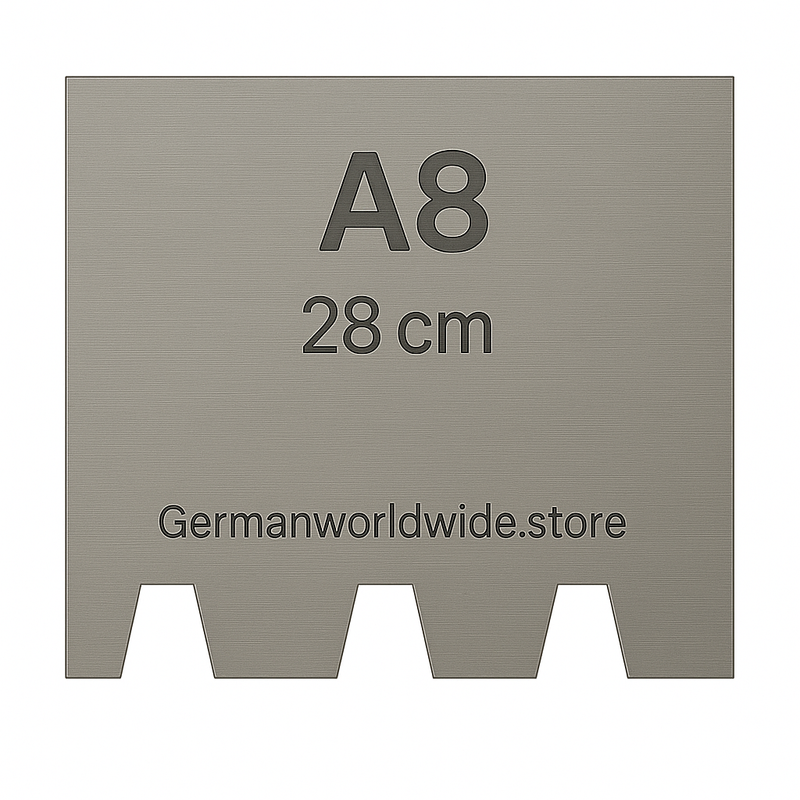 Zahnschiene 21 & 28 cm für Mutterspachtel – TKB Zahnungen A–S