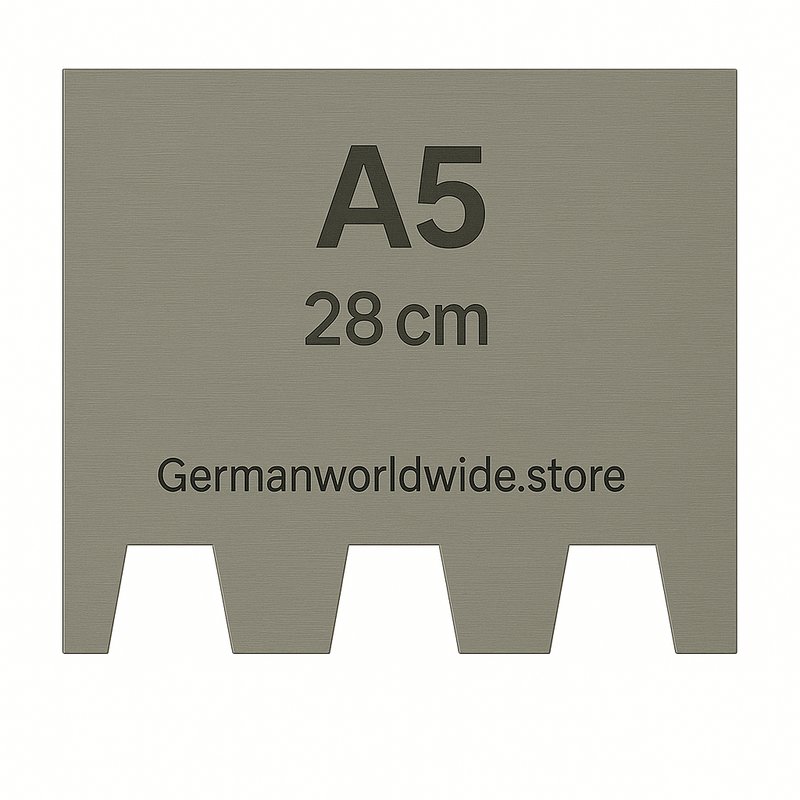 Zahnschiene 21 & 28 cm für Mutterspachtel – TKB Zahnungen A–S