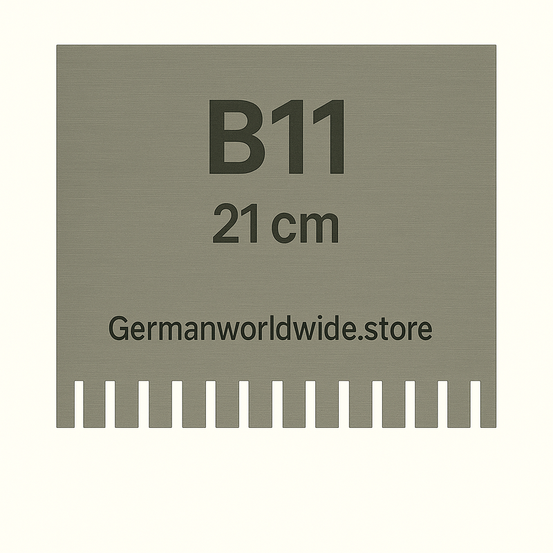 Zahnschiene 21 & 28 cm für Mutterspachtel – TKB Zahnungen A–S