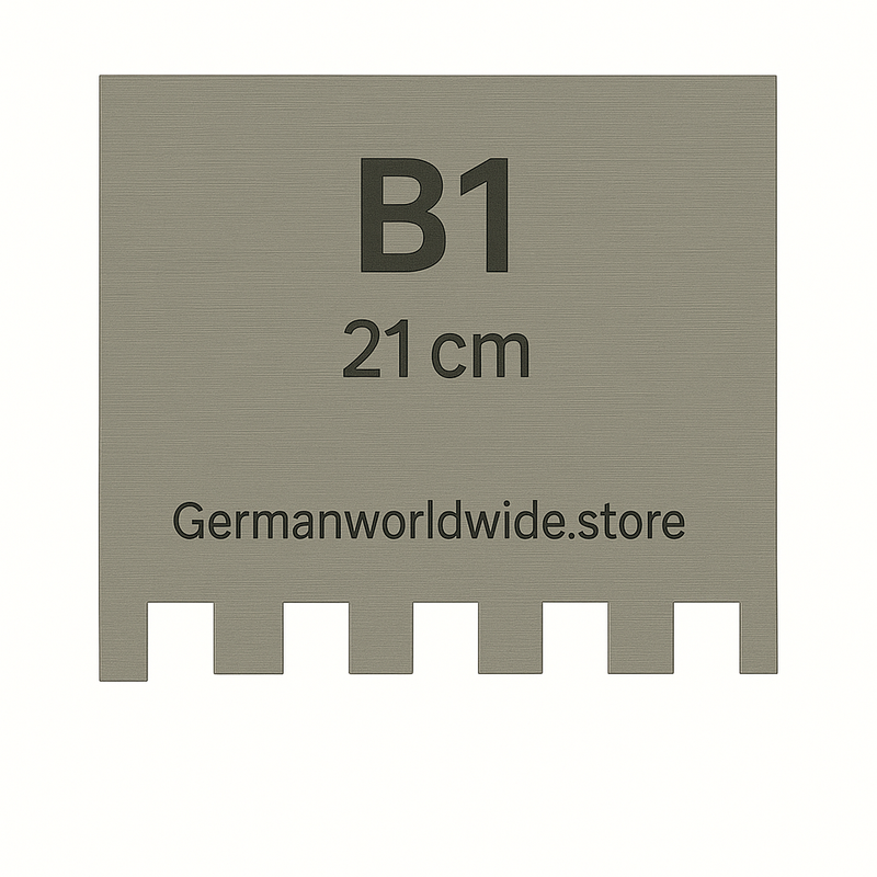 Zahnschiene 21 & 28 cm für Mutterspachtel – TKB Zahnungen A–S