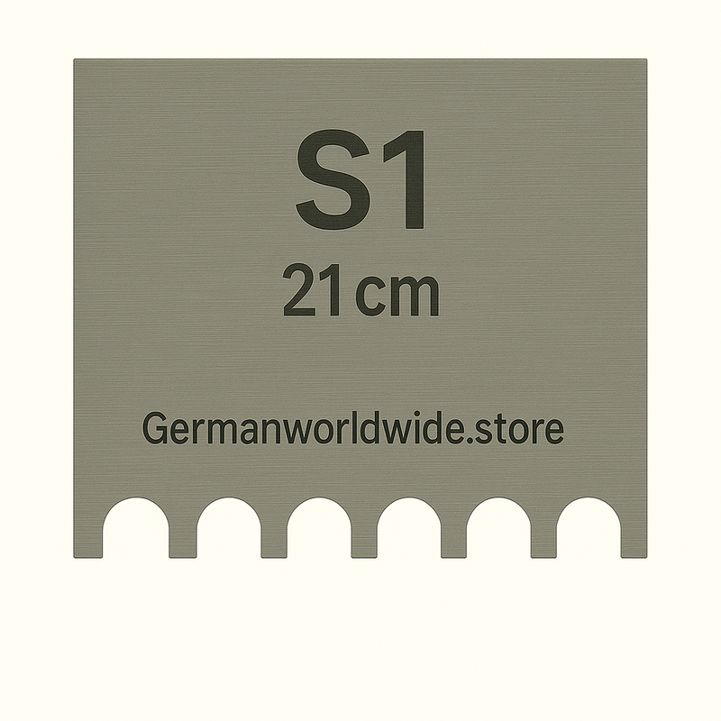 Zahnschiene 21 & 28 cm für Mutterspachtel – TKB Zahnungen A–S