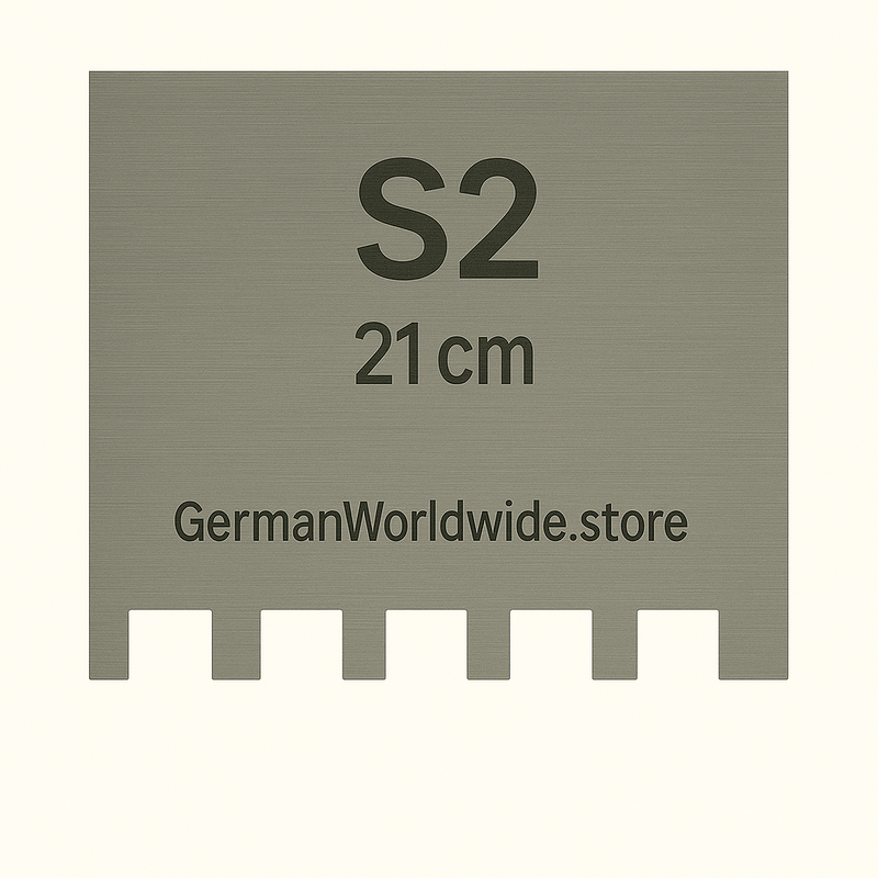 Zahnschiene 21 & 28 cm für Mutterspachtel – TKB Zahnungen A–S