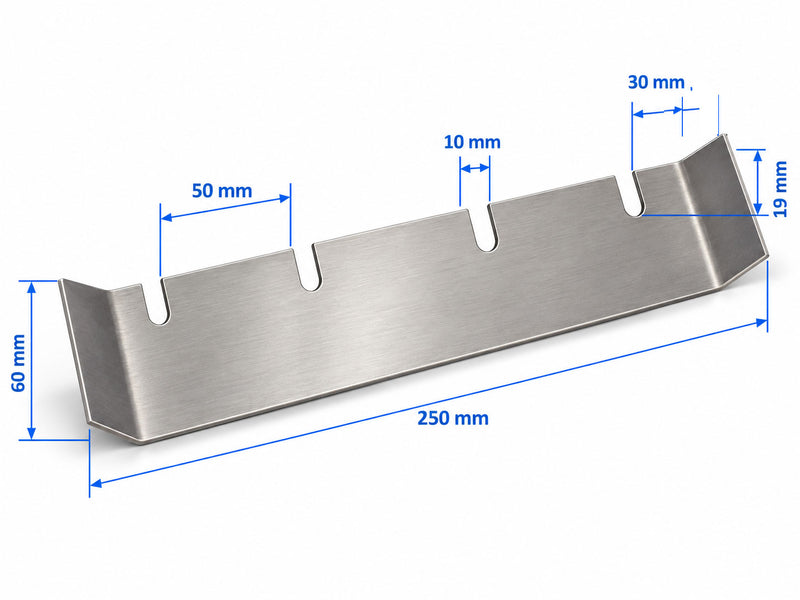 WOLFF U-Messer Vario Stripper 250 mm | Schneide oben oder unten