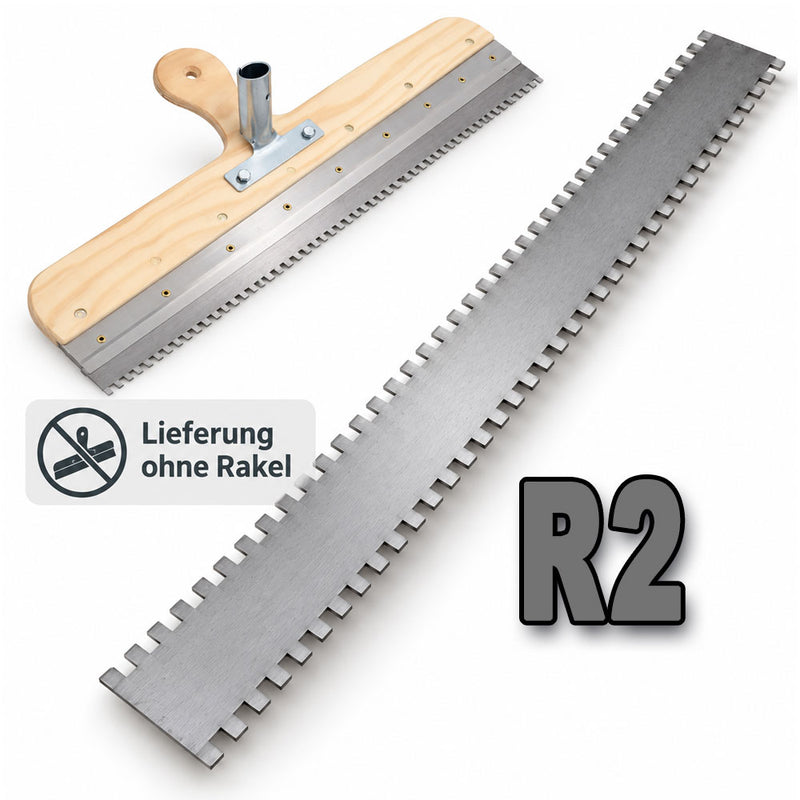 WOLFF Zahnschiene R1 | R2 | R3 – 56 cm für Rakel